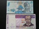 非洲紙鈔-馬拉威 20克瓦查 50克瓦查
